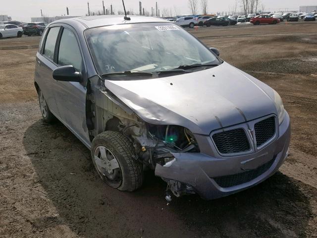 KL2TX65E89B378877 - 2009 PONTIAC G3 WAVE SE GRAY photo 1