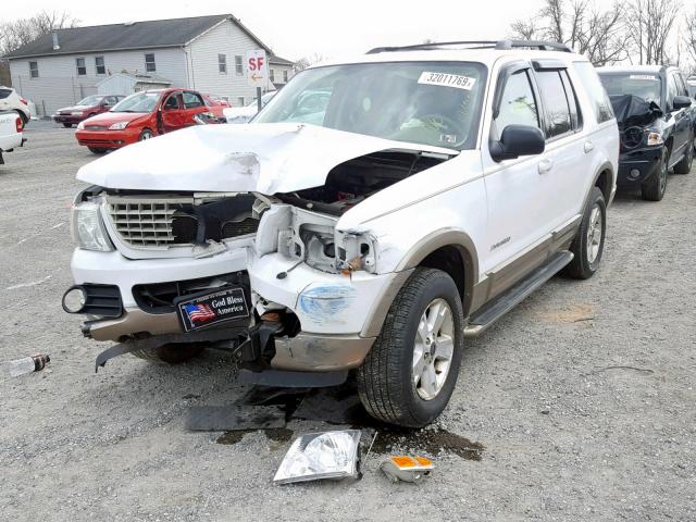 1FMDU74W24UC01101 - 2004 FORD EXPLORER E WHITE photo 2