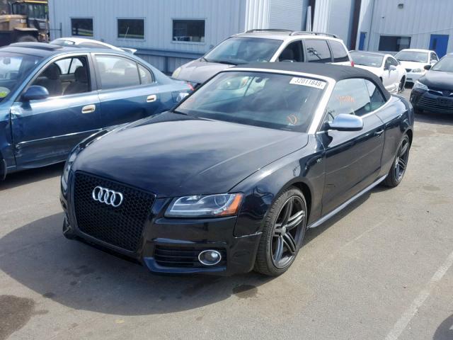 WAUVGAFH0BN007134 - 2011 AUDI S5 PRESTIG BLACK photo 2