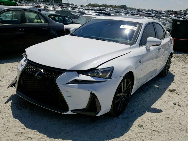 JTHBA1D20J5073508 - 2018 LEXUS IS 300 WHITE photo 2