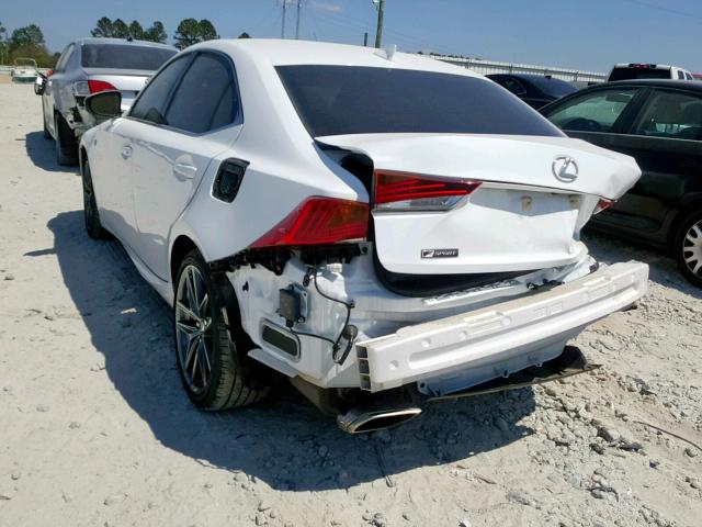 JTHBA1D20J5073508 - 2018 LEXUS IS 300 WHITE photo 3