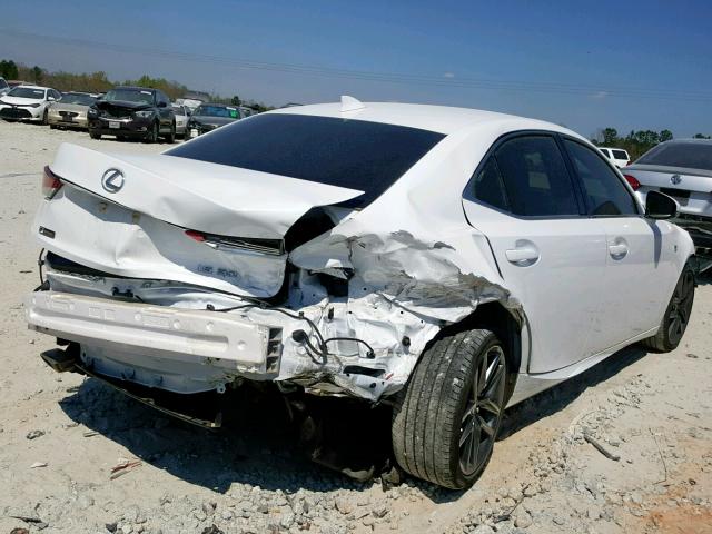 JTHBA1D20J5073508 - 2018 LEXUS IS 300 WHITE photo 4