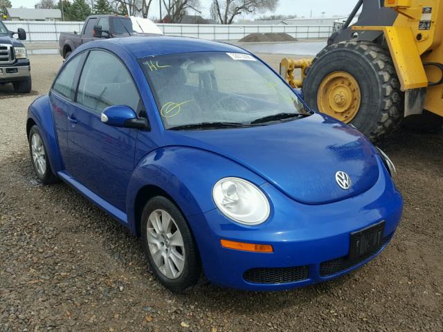 3VWPG31C48M504982 - 2008 VOLKSWAGEN NEW BEETLE BLUE photo 1