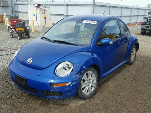 3VWPG31C48M504982 - 2008 VOLKSWAGEN NEW BEETLE BLUE photo 2