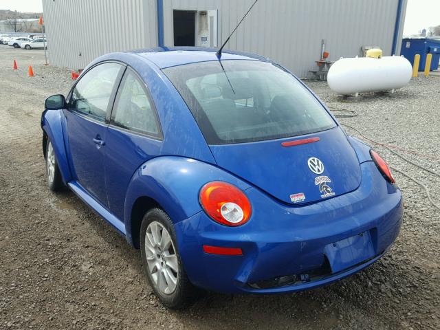 3VWPG31C48M504982 - 2008 VOLKSWAGEN NEW BEETLE BLUE photo 3