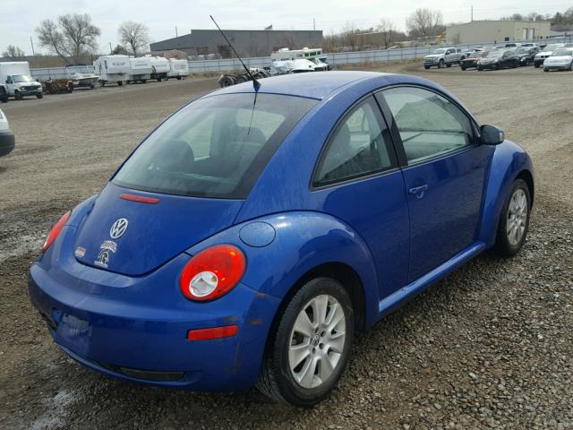 3VWPG31C48M504982 - 2008 VOLKSWAGEN NEW BEETLE BLUE photo 4