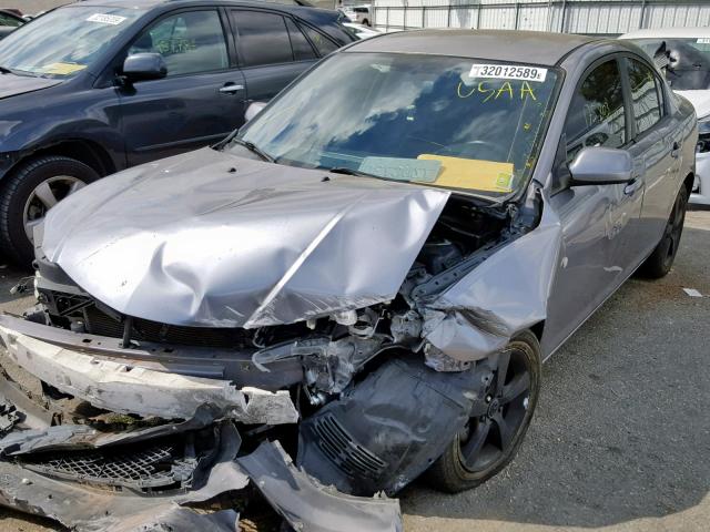 JM1BK12G761532898 - 2006 MAZDA 3 I GRAY photo 2