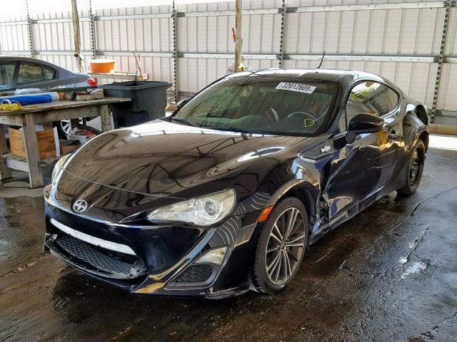 JF1ZNAA10D1700483 - 2013 TOYOTA SCION FR-S BLACK photo 2