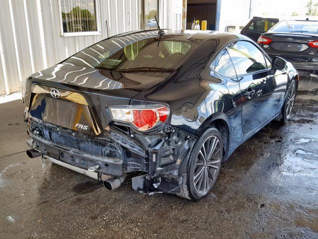 JF1ZNAA10D1700483 - 2013 TOYOTA SCION FR-S BLACK photo 4