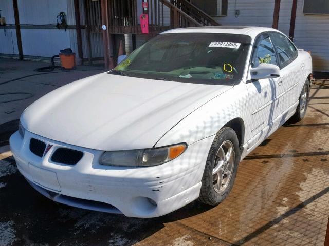 1G2WP52K81F246122 - 2001 PONTIAC GRAND PRIX WHITE photo 2
