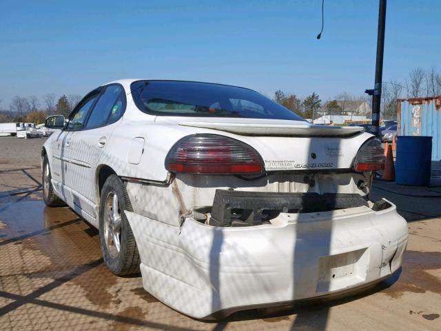 1G2WP52K81F246122 - 2001 PONTIAC GRAND PRIX WHITE photo 3