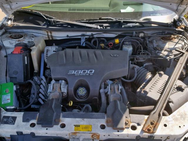 1G2WP52K81F246122 - 2001 PONTIAC GRAND PRIX WHITE photo 7