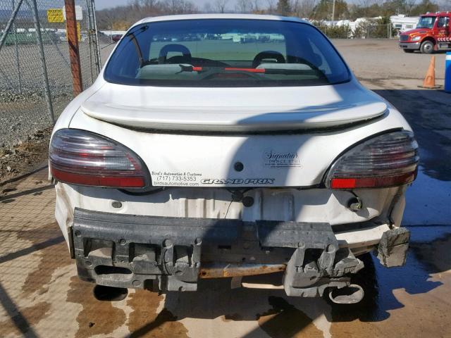 1G2WP52K81F246122 - 2001 PONTIAC GRAND PRIX WHITE photo 9