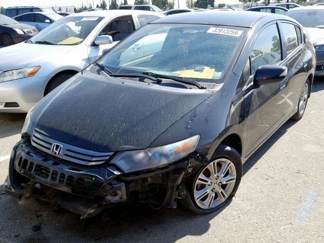 JHMZE2H74AS012629 - 2010 HONDA INSIGHT BLACK photo 2