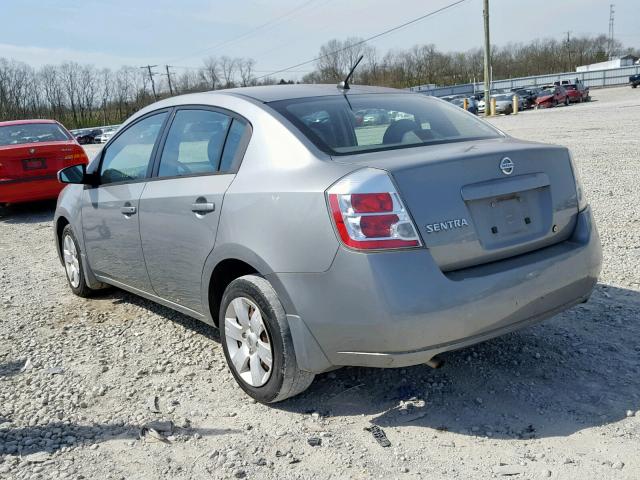 3N1AB61E28L646542 - 2008 NISSAN SENTRA 2.0 GRAY photo 3