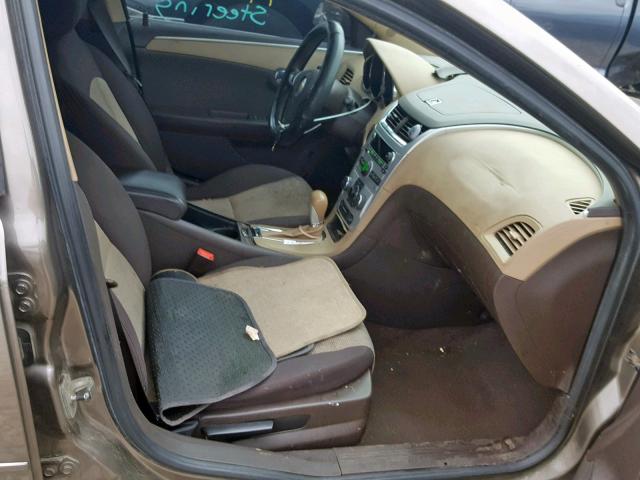 1G1ZB5EB5AF264878 - 2010 CHEVROLET MALIBU LS TAN photo 5