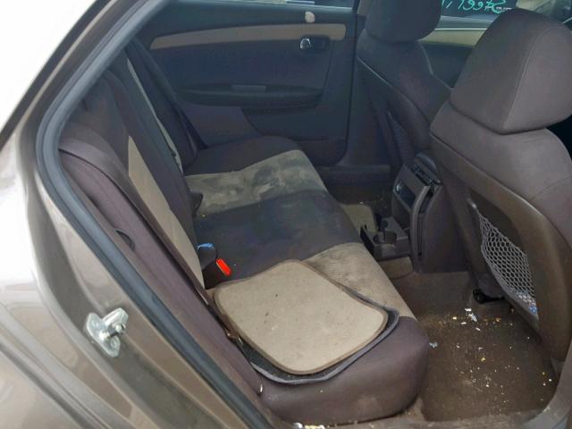 1G1ZB5EB5AF264878 - 2010 CHEVROLET MALIBU LS TAN photo 6