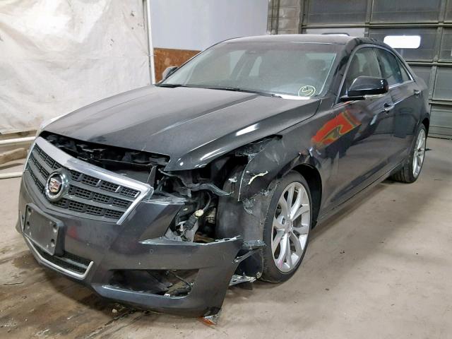 1G6AJ5SX7D0133632 - 2013 CADILLAC ATS PERFOR BLACK photo 2