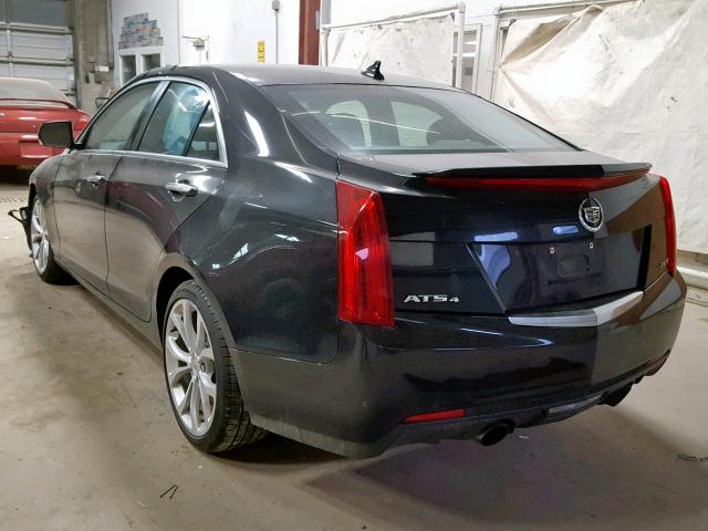 1G6AJ5SX7D0133632 - 2013 CADILLAC ATS PERFOR BLACK photo 3