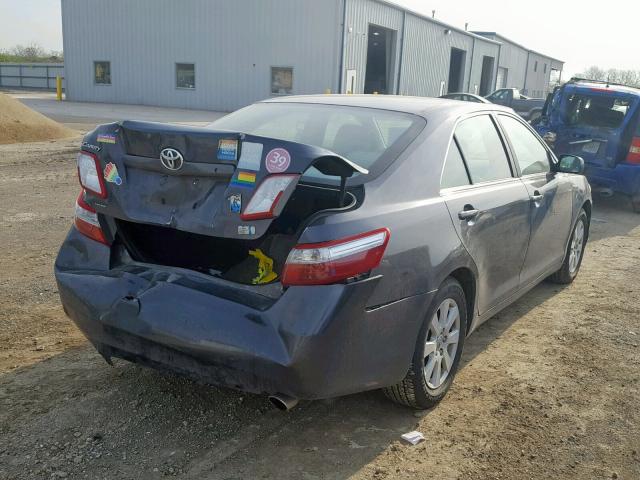 4T1BB46K69U102133 - 2009 TOYOTA CAMRY HYBR GRAY photo 4