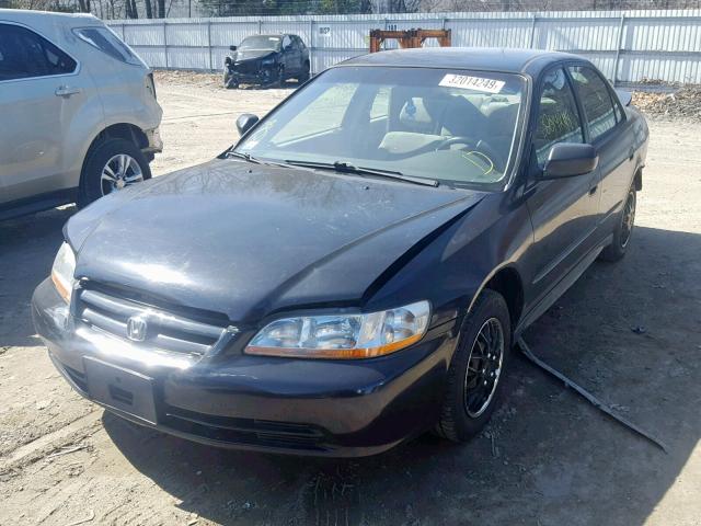 JHMCF86432C000563 - 2002 HONDA ACCORD DX BLACK photo 2