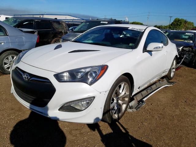 KMHHT6KJ0FU129274 - 2015 HYUNDAI GENESIS COUPE 3.8L  photo 2