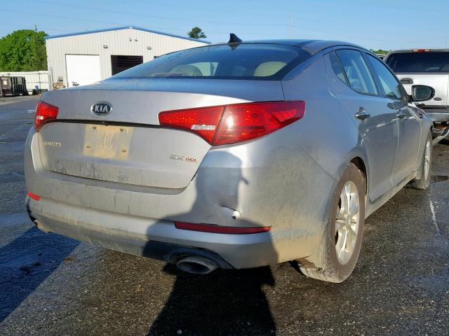 5XXGN4A71CG063579 - 2012 KIA OPTIMA EX SILVER photo 4