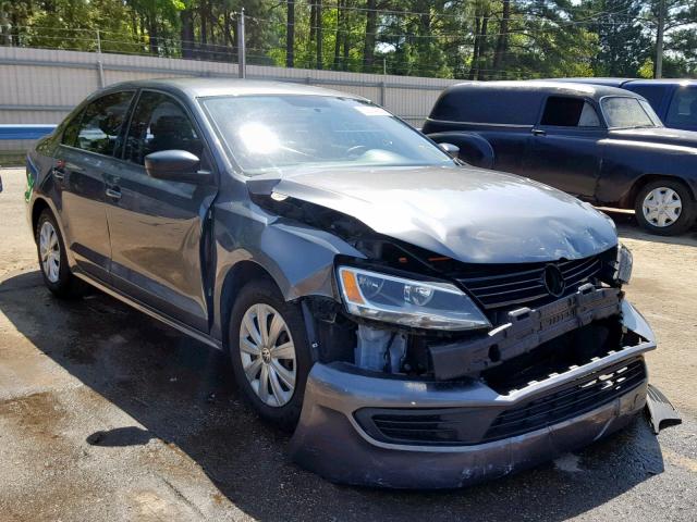 3VW2K7AJ0EM250259 - 2014 VOLKSWAGEN JETTA BASE 灰色 照片 1