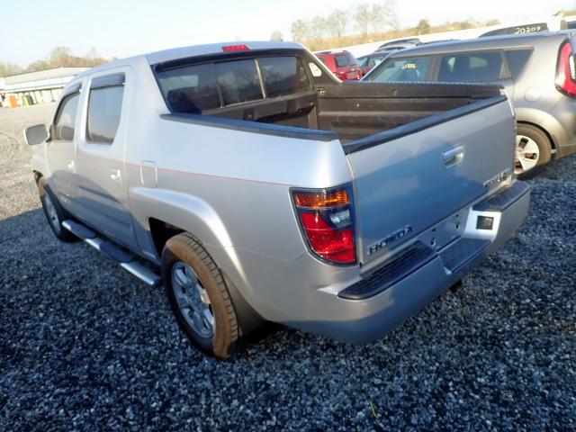 2HJYK16546H516013 - 2006 HONDA RIDGELINE SILVER photo 3