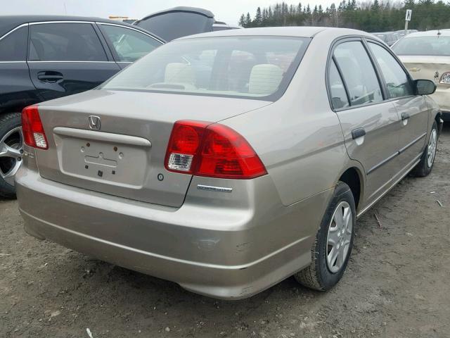 2HGES16305H002374 - 2005 HONDA CIVIC DX V GOLD photo 4