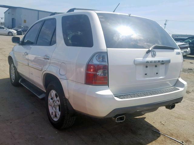 2HNYD18914H507940 - 2004 ACURA MDX TOURIN WHITE photo 3