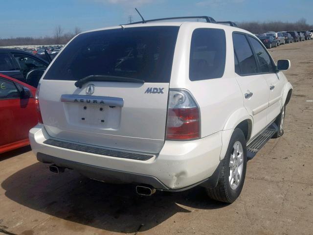 2HNYD18914H507940 - 2004 ACURA MDX TOURIN WHITE photo 4