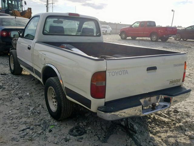 4TANL42N5WZ082952 - 1998 TOYOTA TACOMA WHITE photo 3