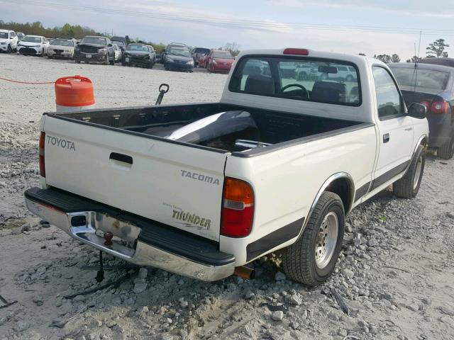 4TANL42N5WZ082952 - 1998 TOYOTA TACOMA WHITE photo 4