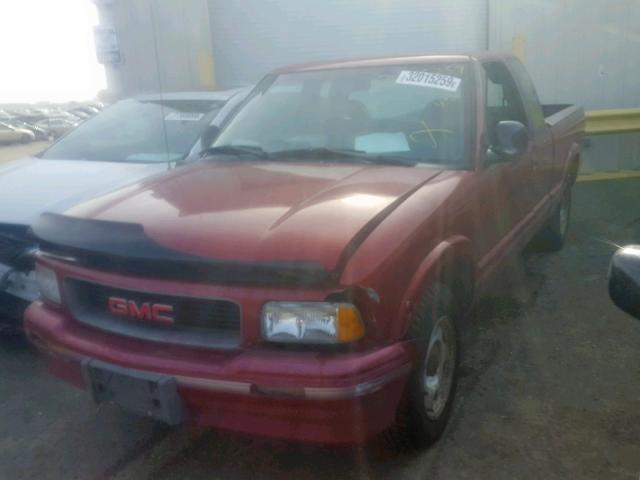 1GTCS19X7V8501070 - 1997 GMC SONOMA RED photo 2