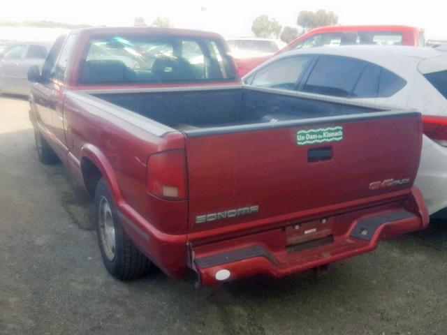 1GTCS19X7V8501070 - 1997 GMC SONOMA RED photo 3