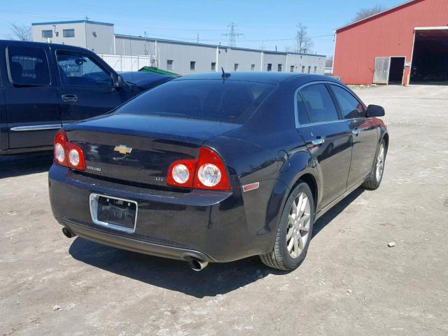 1G1ZK577984274196 - 2008 CHEVROLET MALIBU LTZ შავი ფოტო 4