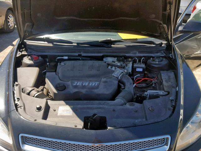 1G1ZK577984274196 - 2008 CHEVROLET MALIBU LTZ შავი ფოტო 7