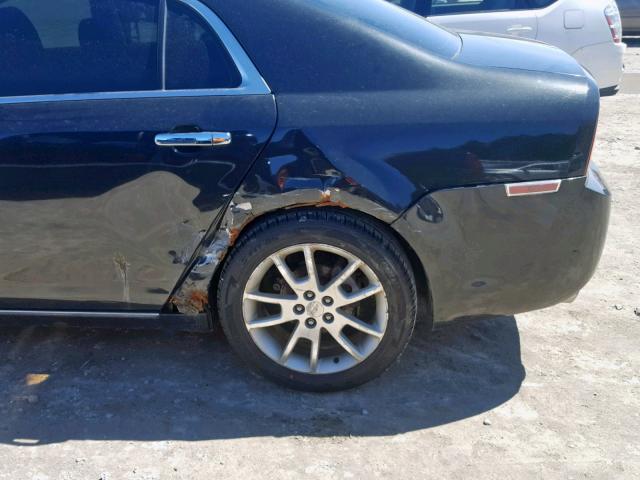 1G1ZK577984274196 - 2008 CHEVROLET MALIBU LTZ შავი ფოტო 9