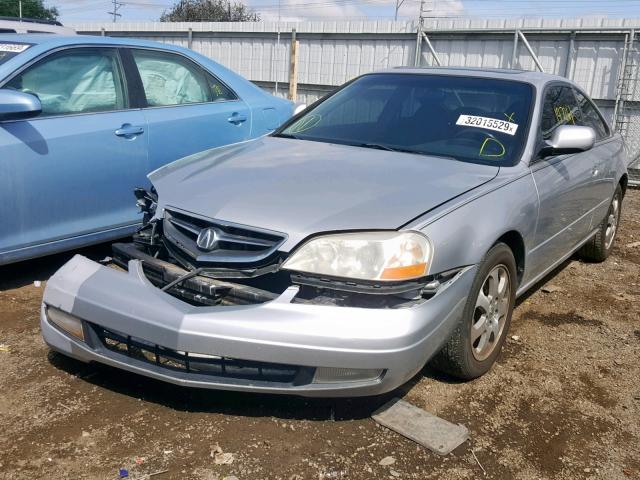 19UYA42431A008906 - 2001 ACURA 3.2CL SILVER photo 2