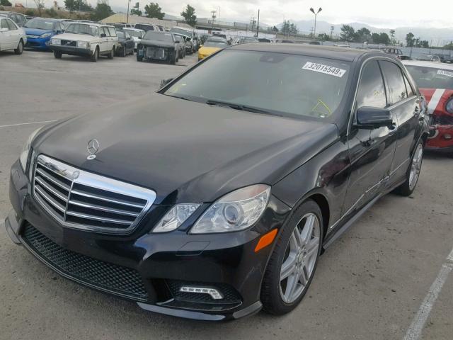 WDDHF5GB9AA141141 - 2010 MERCEDES-BENZ E 350 BLACK photo 2