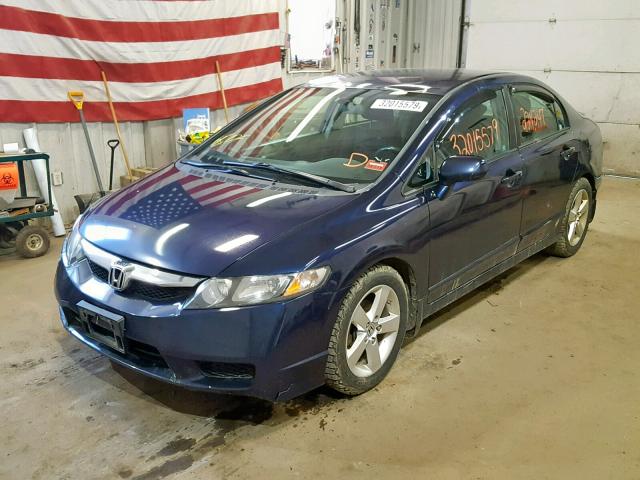 2HGFA1E65BH519510 - 2011 HONDA CIVIC LX-S BLUE photo 2