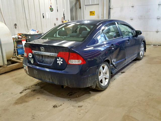 2HGFA1E65BH519510 - 2011 HONDA CIVIC LX-S BLUE photo 4