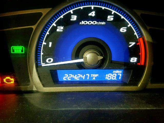 2HGFA1E65BH519510 - 2011 HONDA CIVIC LX-S BLUE photo 8