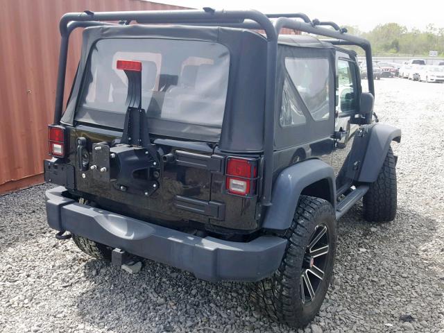 1J4AA2D14AL154530 - 2010 JEEP WRANGLER S BLACK photo 4