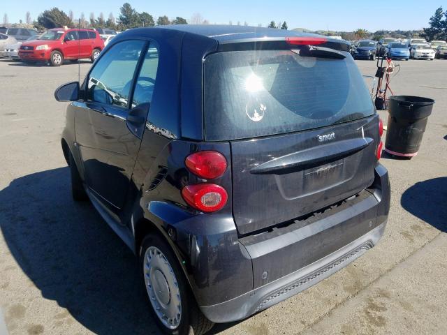 WMEEJ3BA7DK700457 - 2013 SMART FORTWO PURE  photo 3