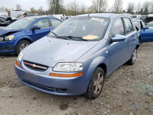 KL1TD66628B045030 - 2008 CHEVROLET AVEO BASE Mavi foto 2