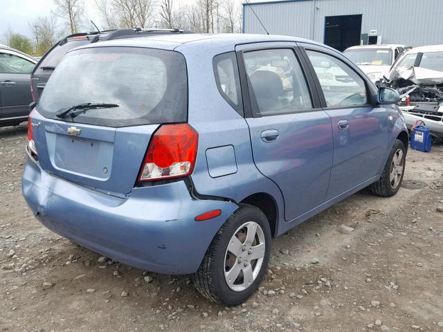 KL1TD66628B045030 - 2008 CHEVROLET AVEO BASE Mavi foto 4