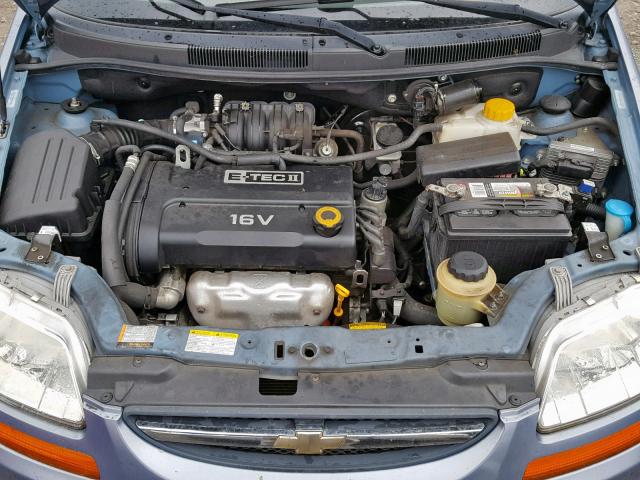 KL1TD66628B045030 - 2008 CHEVROLET AVEO BASE Mavi foto 7