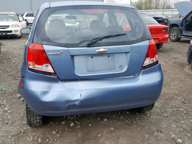 KL1TD66628B045030 - 2008 CHEVROLET AVEO BASE Mavi foto 9